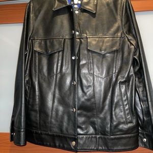 Veda Roy Leather Jacket Long